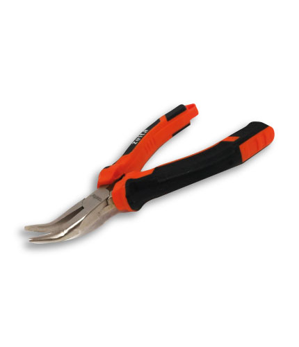 Mini Pinza de Punta Curva Industrial