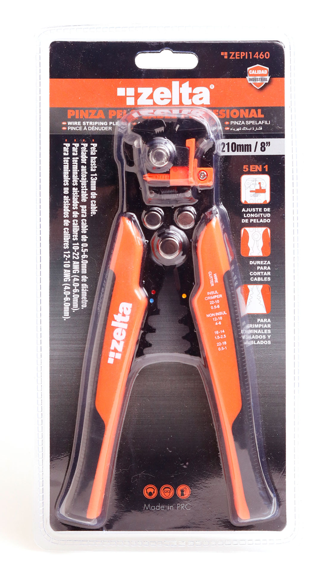 Pinza Pela Cable Profesional Industrial